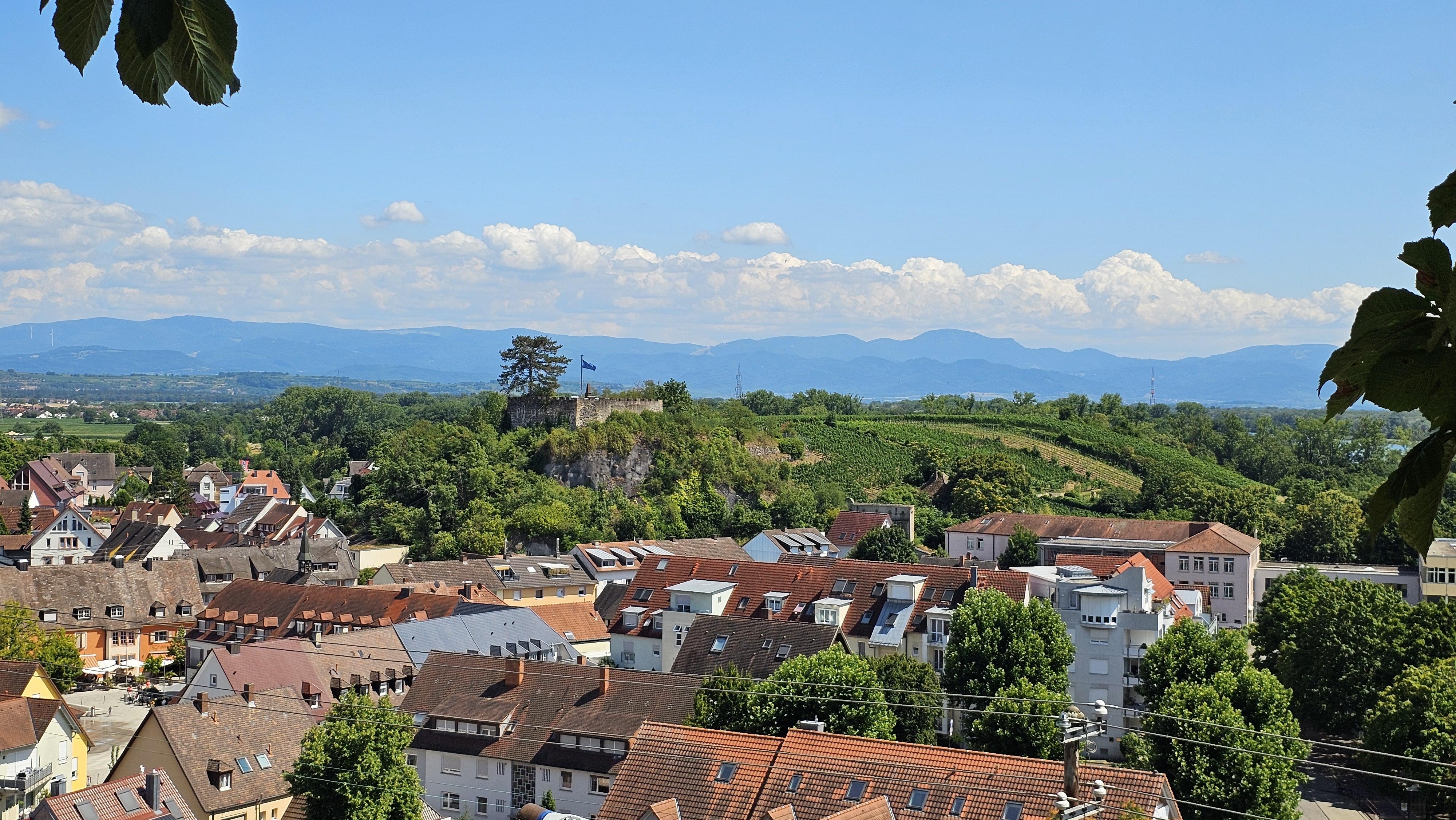 Breisach on the Rhine with views into France