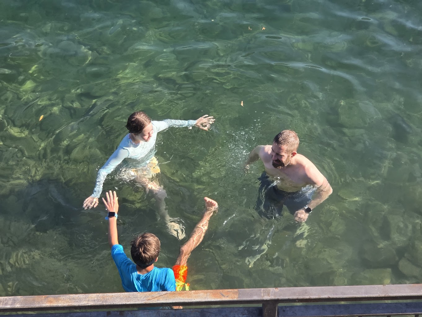Family together on the last full day
